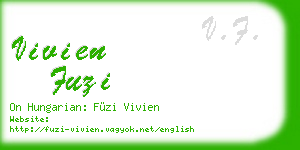 vivien fuzi business card